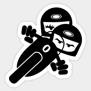 Motorcycle pair Decal V.2 Sticker